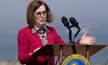 Outgoing Oregon Gov. Kate Brown