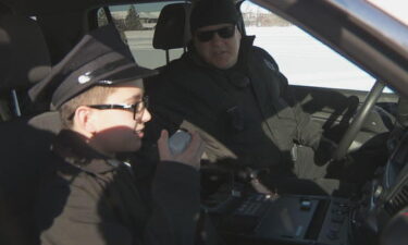 14-year-old Kamorin was able to experience what it's like to be a Denver police officer on Friday.