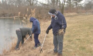 The sub-freezing temperatures did not stop some dedicated and bundled up Cook County residents from cleaning up one of the many county Forest Preserves Saturday. It's all part of honoring the life and legacy of Dr. Martin Luther King Jr.