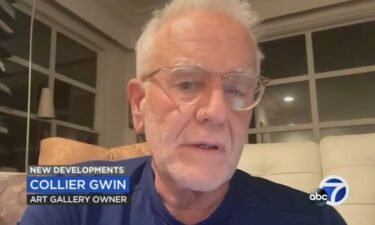 San Francisco art gallery owner Collier Gwin apologized Sunday night for spraying an unhoused person with a water hose.