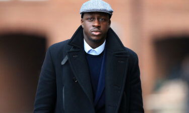 Manchester City football player Benjamin Mendy