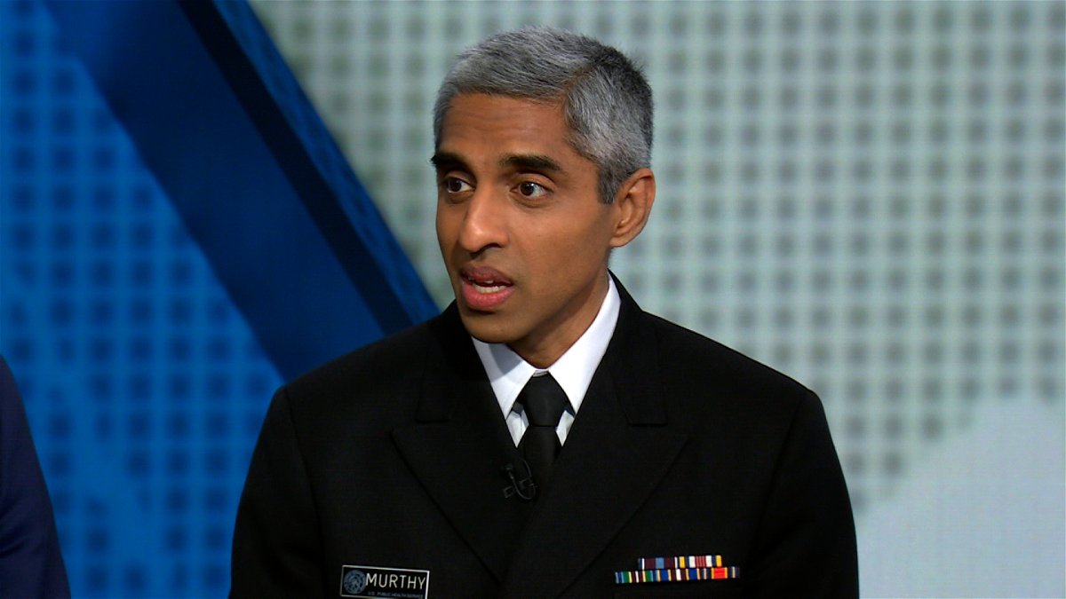 US Surgeon General Vivek Murthy speaks with CNN. Murthy says he believes 13 is too young for children to be on social media platforms