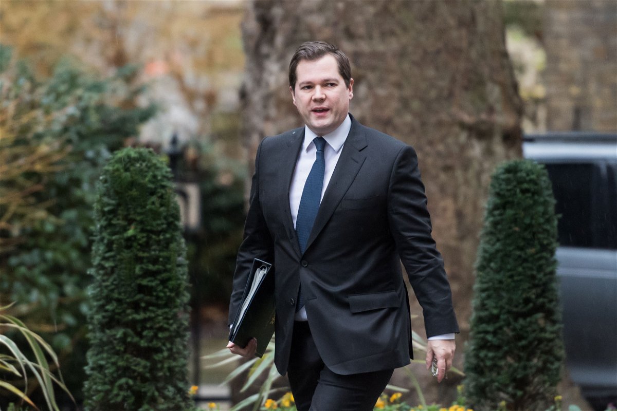 Minister of State in the Home Office Robert Jenrick arrives in Downing Street on January 10.