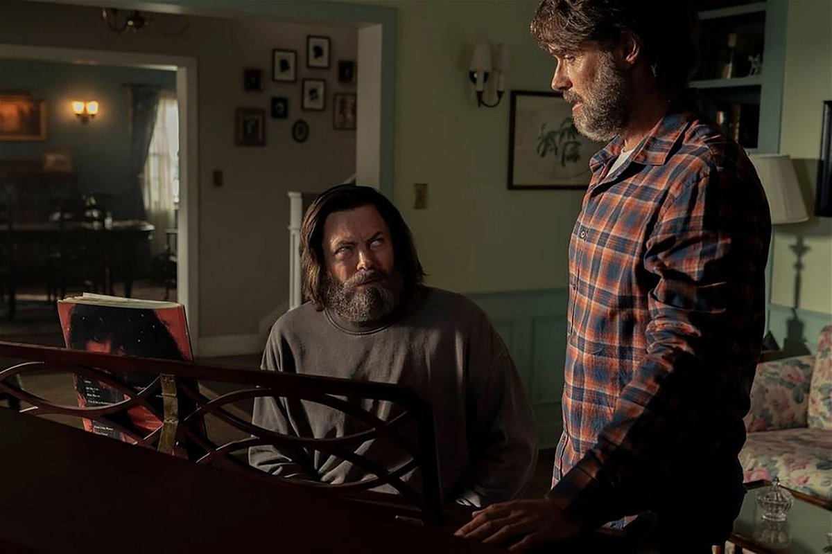 <i>HBO Max</i><br/>Nick Offerman and Murray Bartlett in the third episode of HBO's 