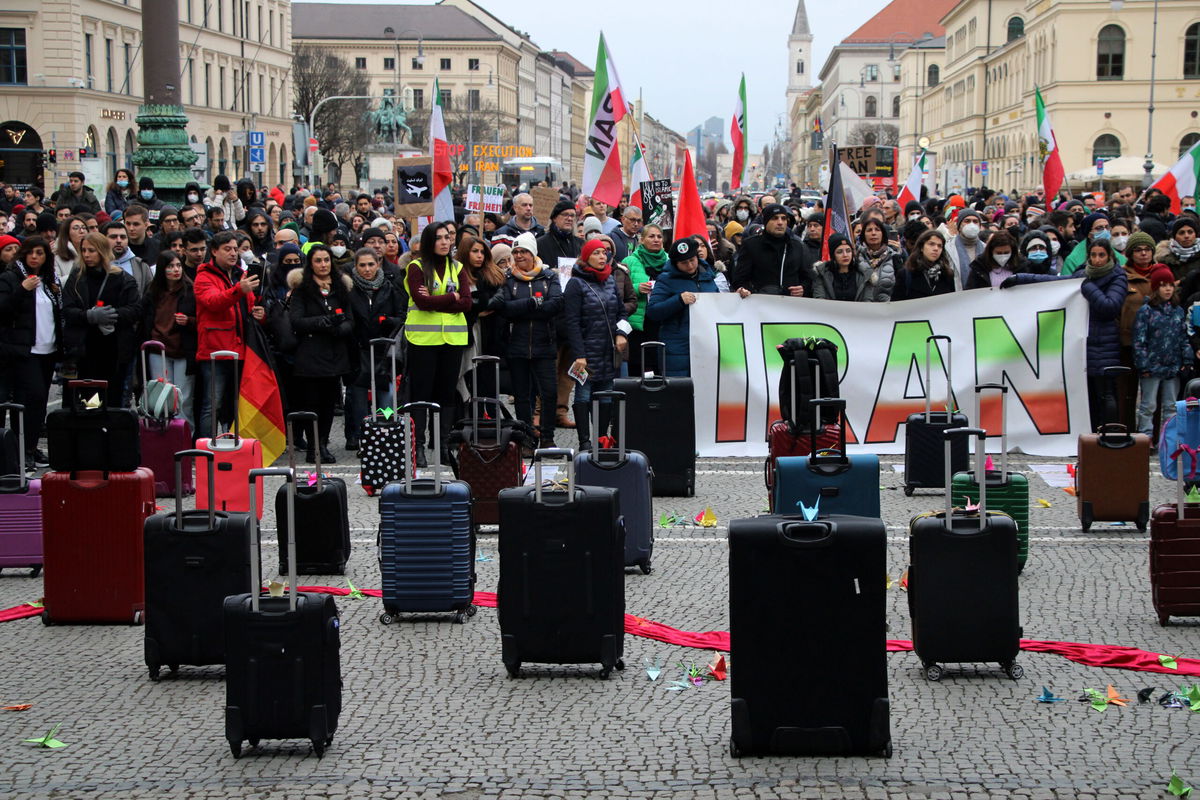 <i>Alireza Yousefi</i><br/>Protests in support of the victims and their families took place around the globe to mark the third anniversary of the tragedy