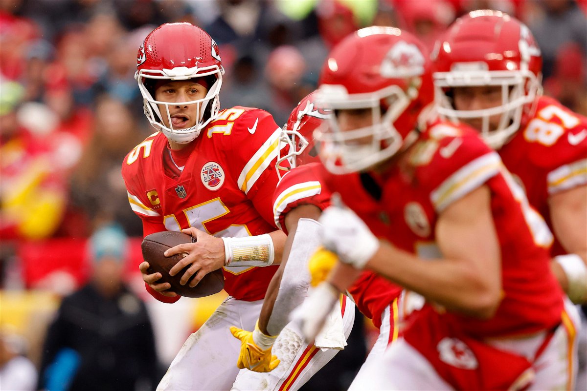Mahomes injured his ankle during the Chiefs' victory over the Jaguars last week.
