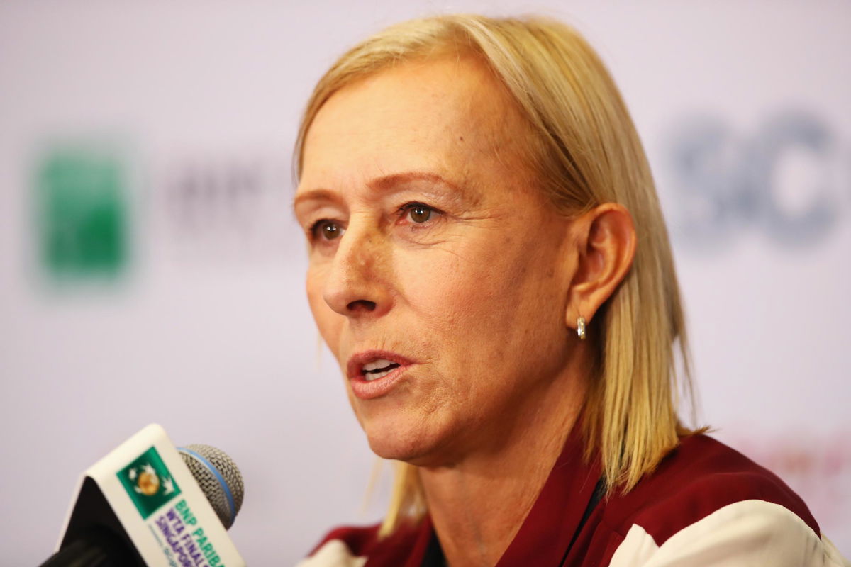 <i>Clive Brunskill/Getty Images AsiaPac/Getty Images</i><br/>Martina Navratilova won 59 grand slam titles across singles