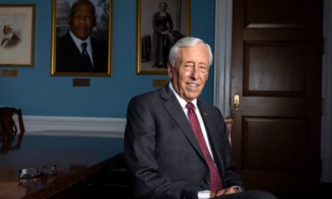 Maryland Representative and House Majority Leader Steny Hoyer in the conference room in the Majority Leader office in the U.S. Capitol Building on December