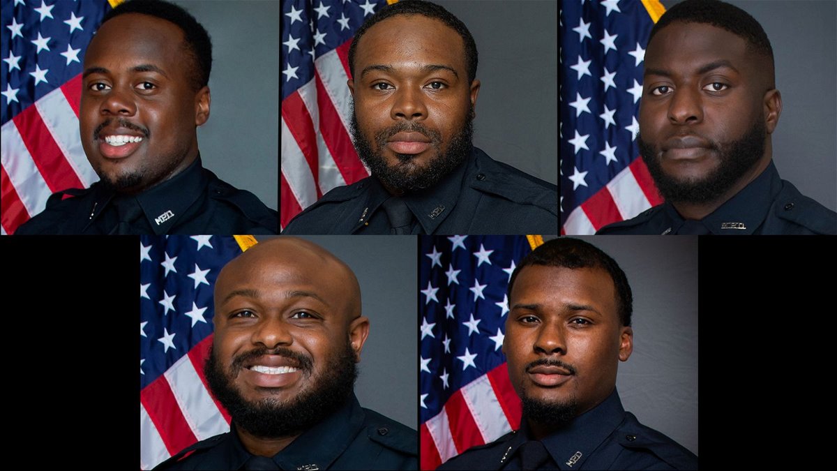 The Memphis Police Department has terminated five police officers in connection with the death of Tyre Nichols.  Top: Tadarrius Bean
