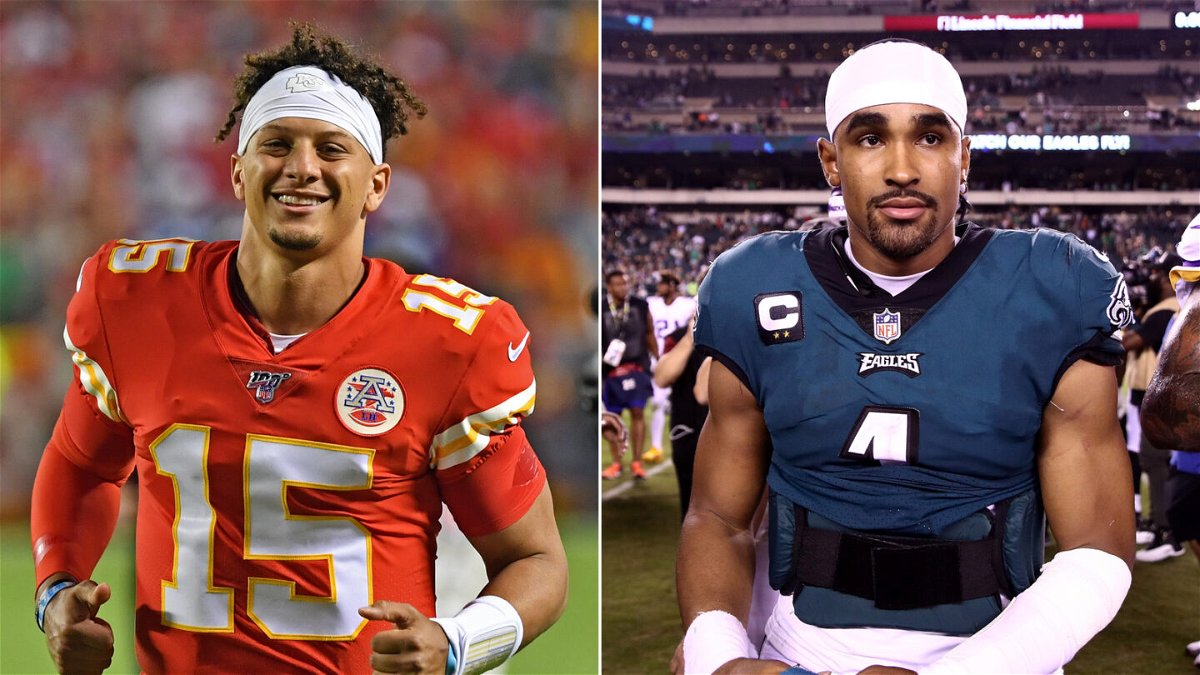 <i>Getty</i><br/>Patrick Mahomes and Jalen Hurts are set to make history on February 12.