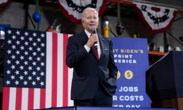 President Joe Biden delivered a speech to hail economic progress during his administration and to attack congressional Republicans for their proposals on the economy and the social safety net.