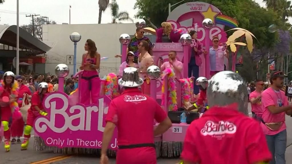 Californians gather for the annual West Hollywood Pride Parade
