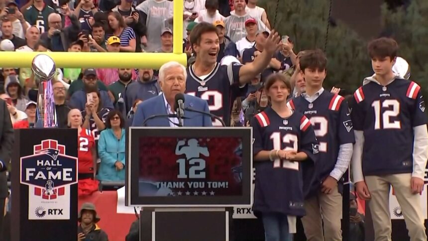 Suspect in Brady jersey theft in Foxboro now accused of breaking