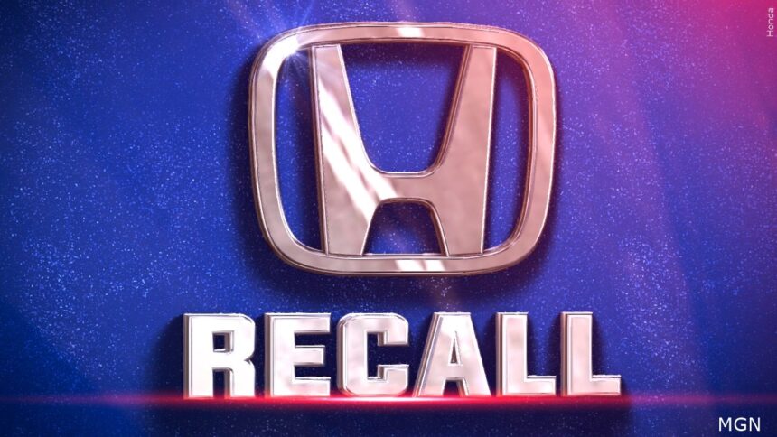 Honda Recalls Nearly 250K Vehicles Because Bearing Can Fail And Cause ...