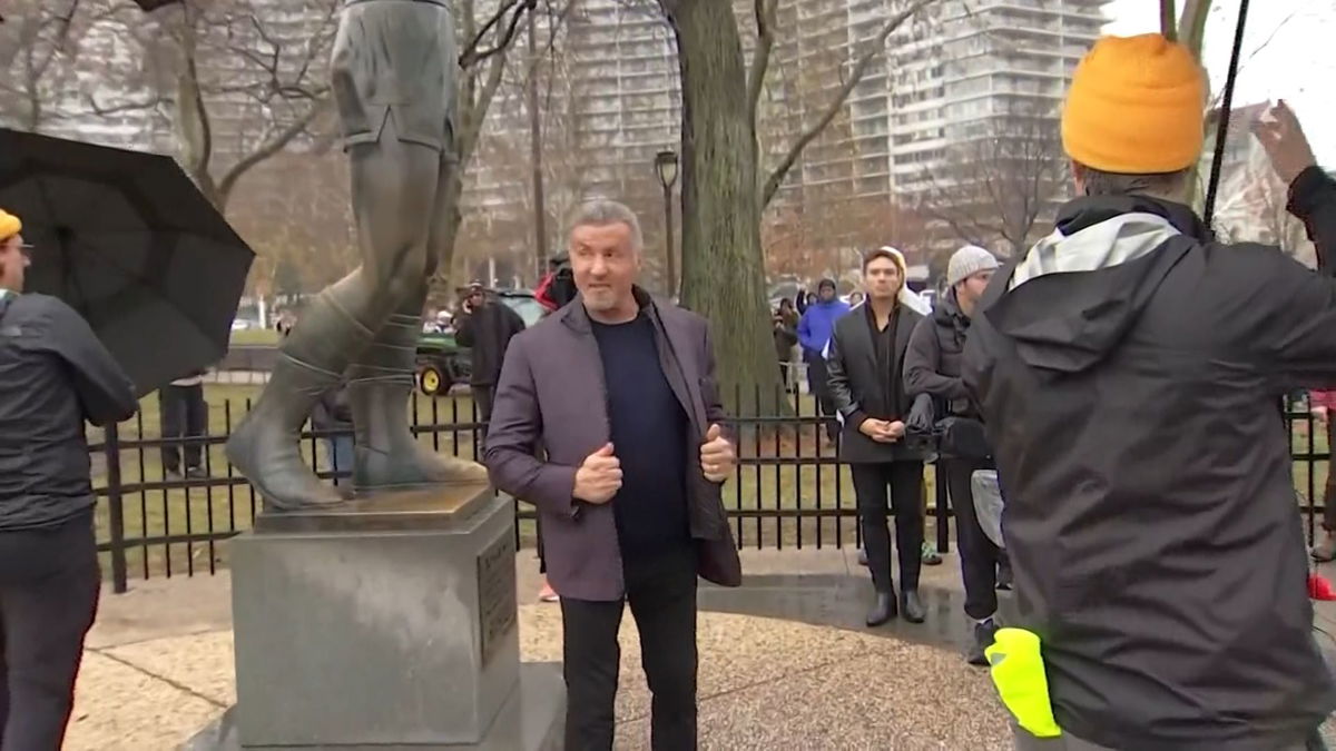 Philadelphia residents and Sylvester Stallone celebrate "Rocky Day" KYMA