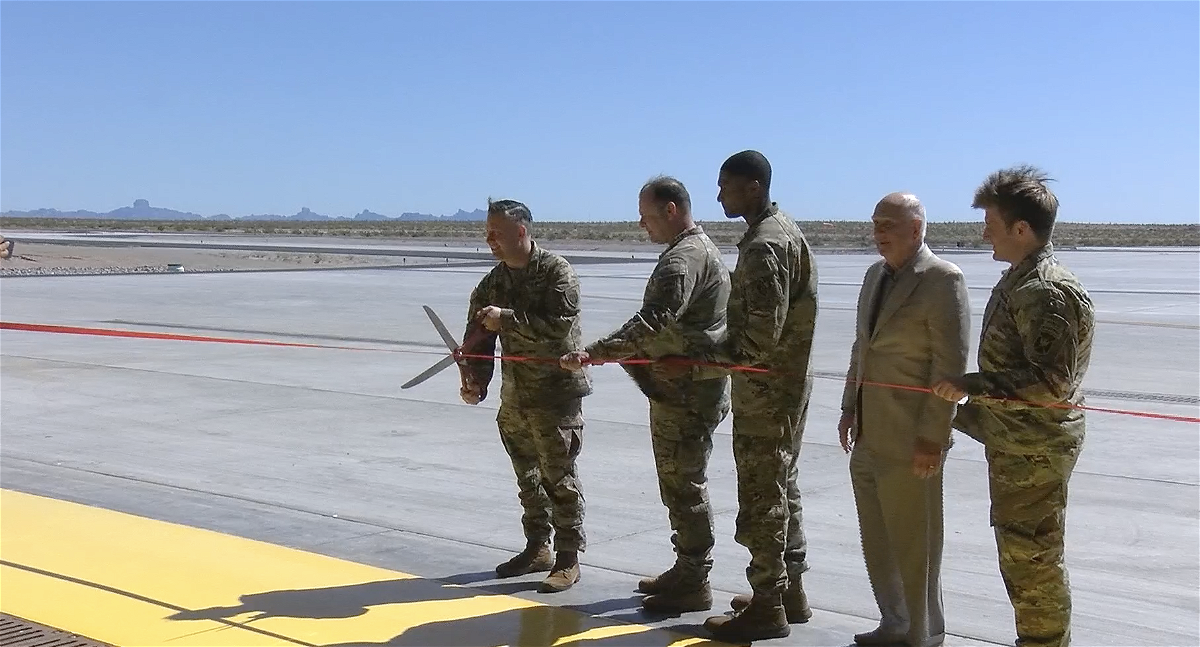 YPG held a ribbon-cutting ceremony for its new hangar