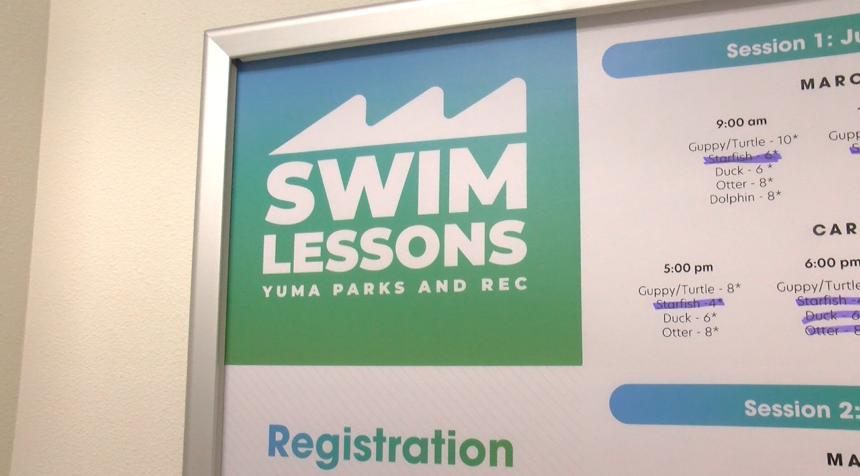 Yuma Parks & Recreation Department opens registration for swimming ...