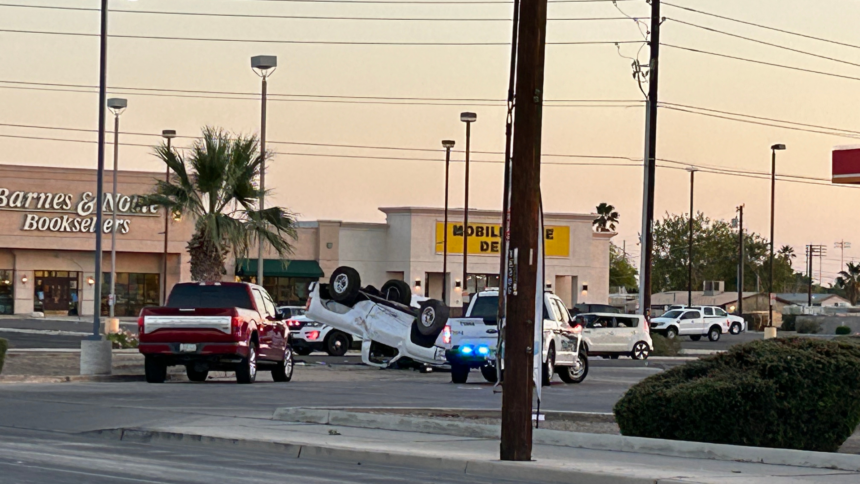 Rollover crash on 32nd Street and Eighth Avenue in Yuma - KYMA