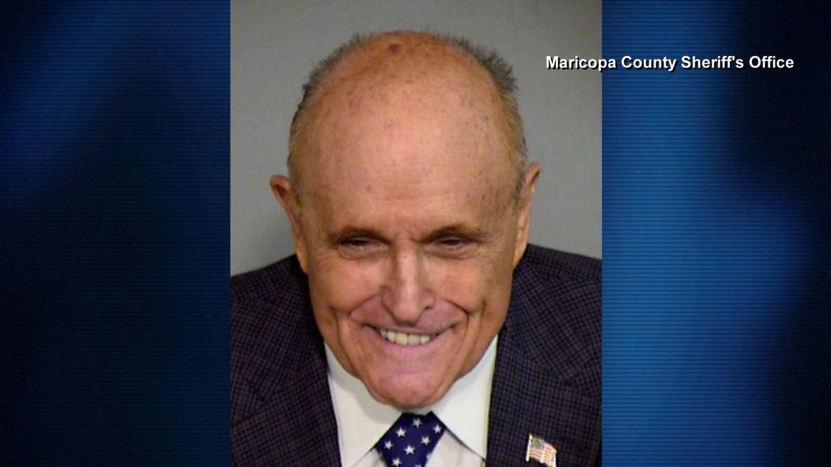 Maricopa County Sheriff's Office Releases Rudy Guiliani's Mugshot - KYMA