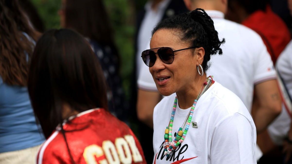 Dawn Staley at the Opening Ceremony