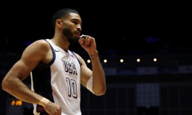 Jayson Tatum before U.S. game vs. Germany