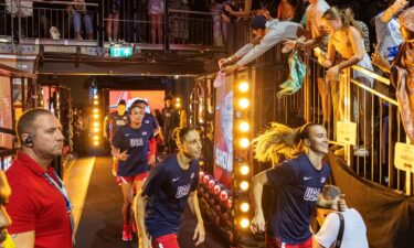 Sabrina Ionescu and the U.S. team take the court