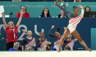 Simone Biles at Paris Olympics