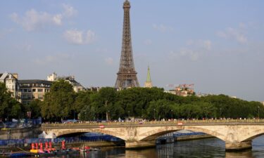 The Seine River on Tuesday morning