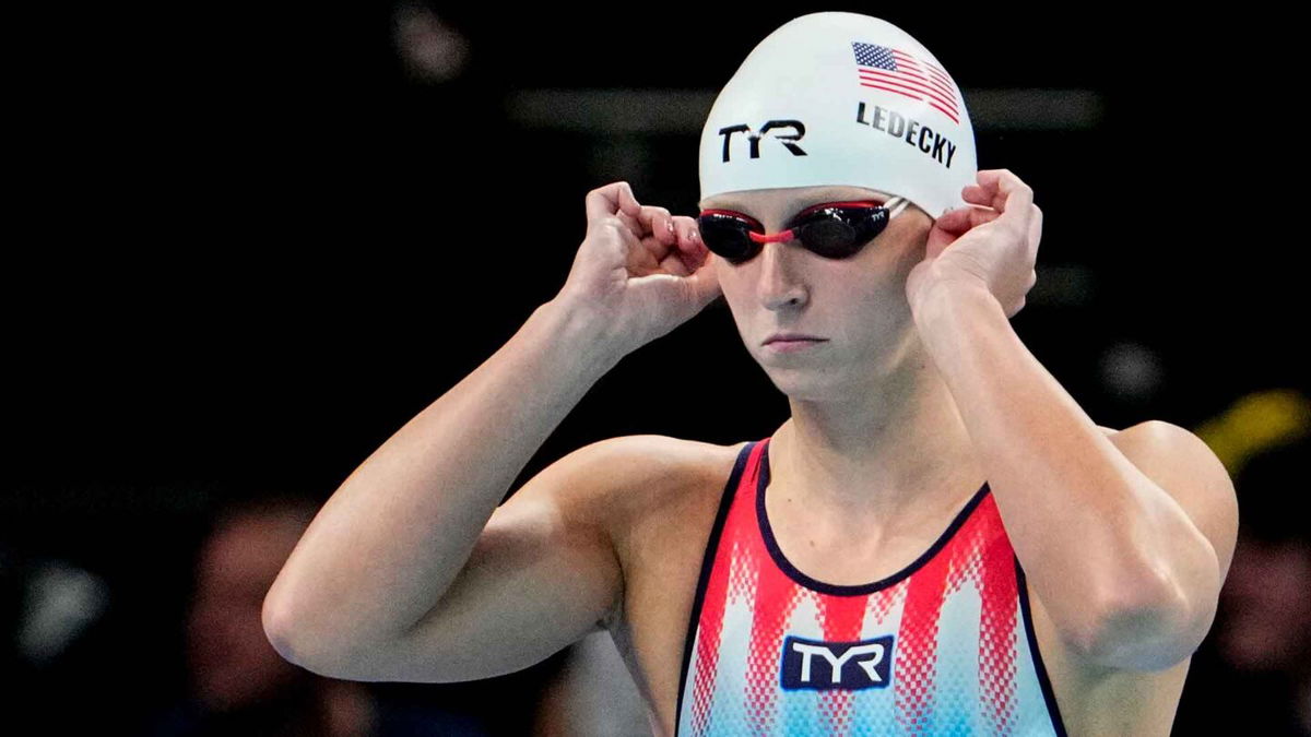 Katie Ledecky races her best event