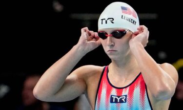 Katie Ledecky races her best event