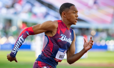 Quincy Wilson competes in the finals of the men’s 400m during day four of the U.S. Olympic Track and Field Trials Monday