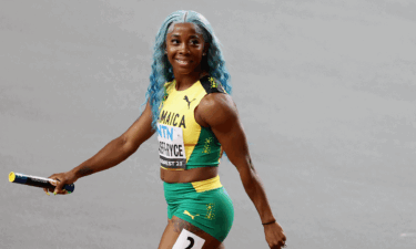 Shelly-Ann Fraser-Pryce was part of a special moment in the Olympic Village