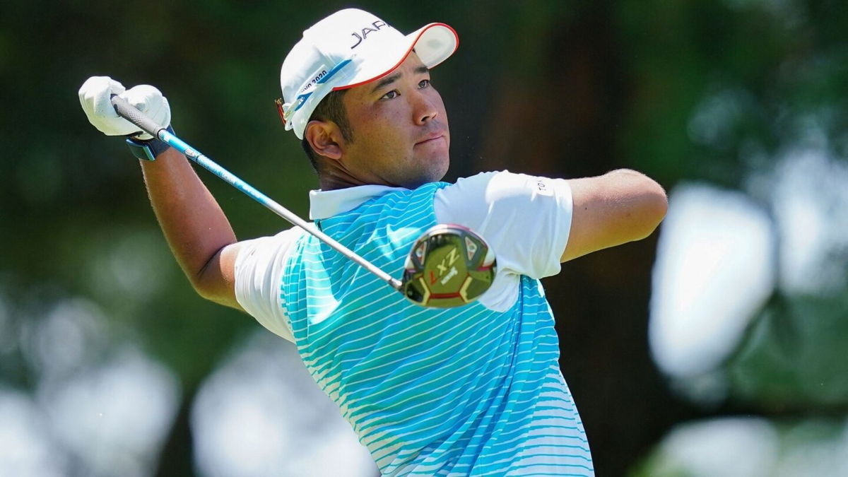 Japan's Hideki Matsuyama tops ball on 586-yard Par 5