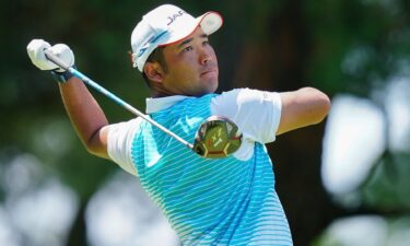 Japan's Hideki Matsuyama tops ball on 586-yard Par 5