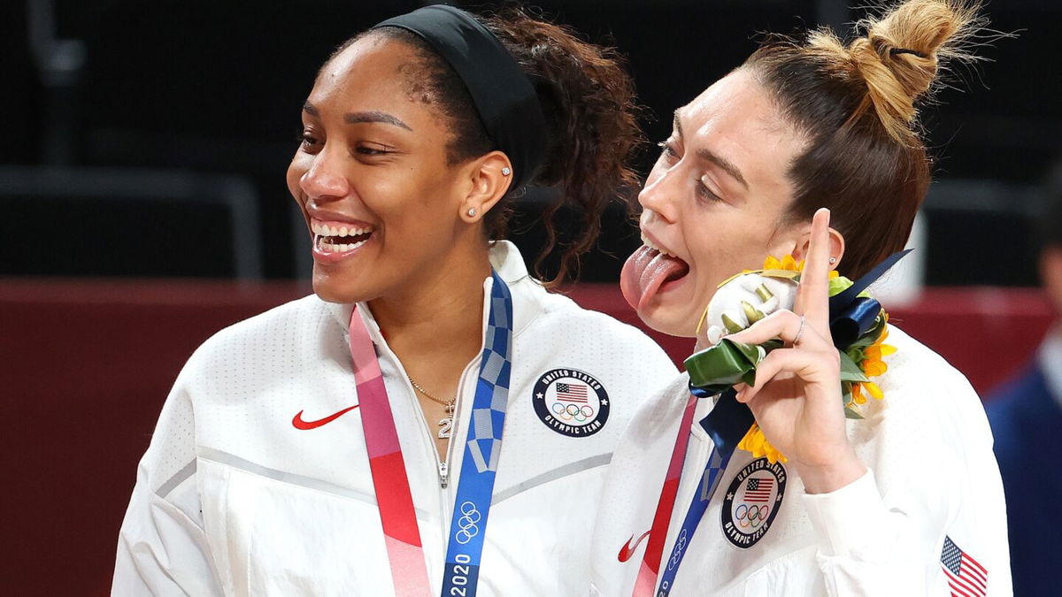 Breanna Stewart and A'ja Wilson