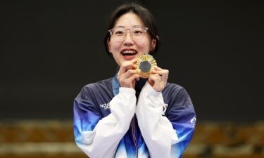 South Korea's Yang Ji-In wins women's sport pistol gold