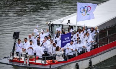 The Refugee Olympic Team at the Opening Ceremony