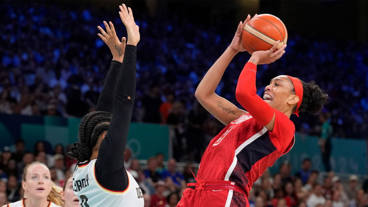 A'ja Wilson at 2024 Paris Olympics