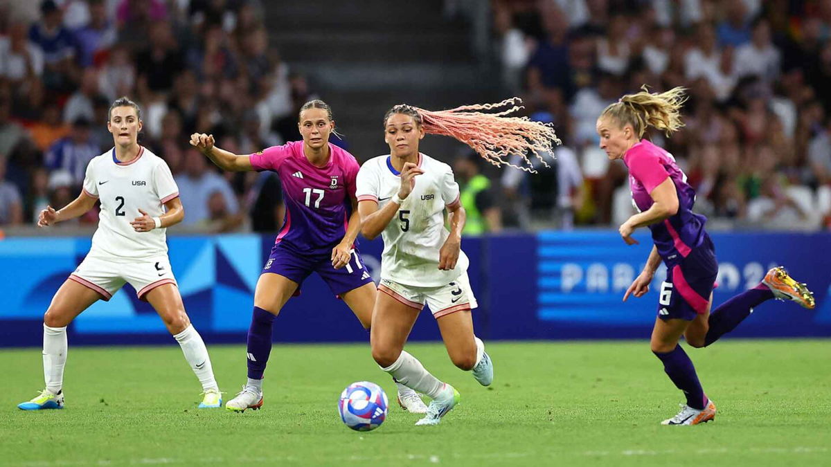 Trinity Rodman vs. Germany at 2024 Olympics