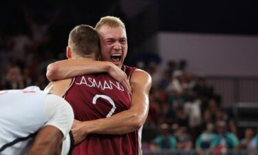 Latvian 3x3 celebrates win over U.S.