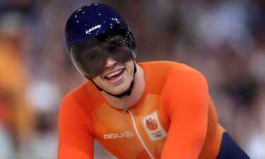 Harrie Lavreysen defends men's individual sprint gold.