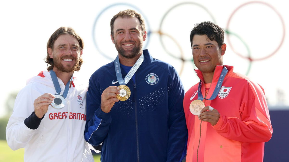 Medalists at Olympic men's golf