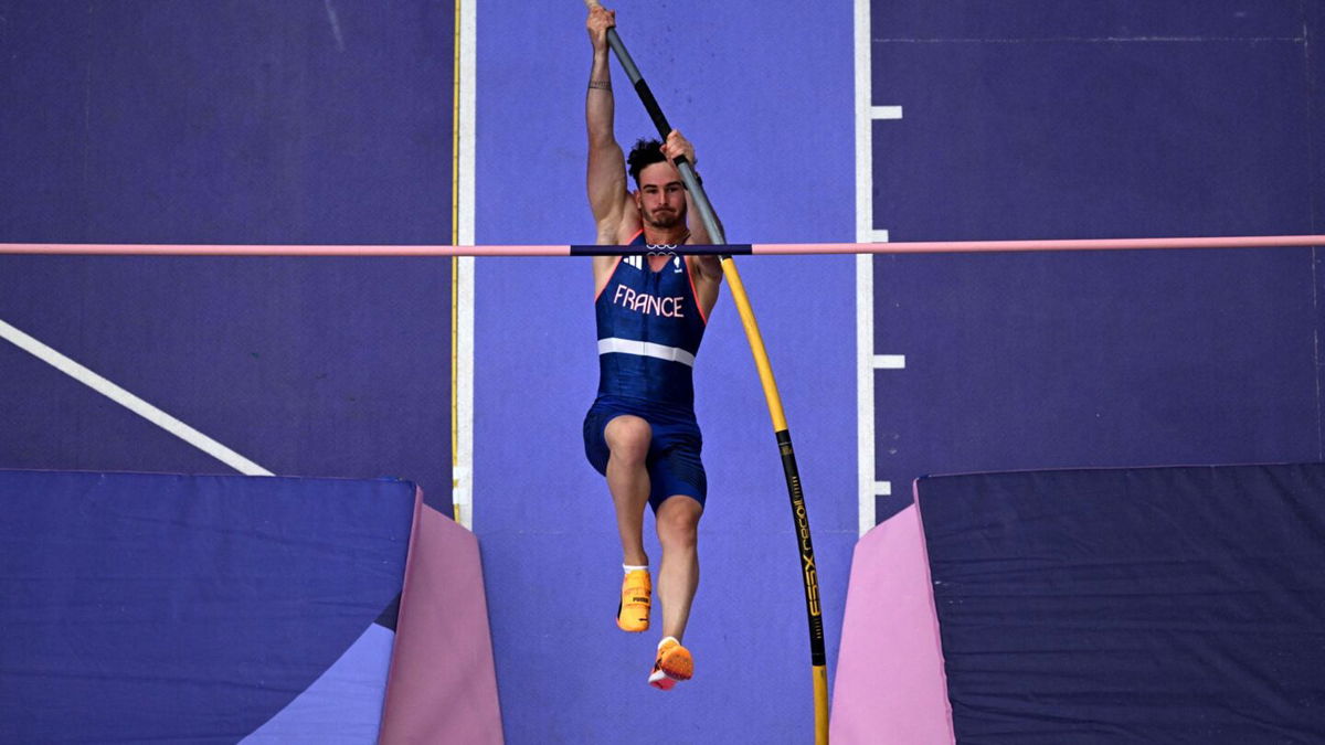 France pole vaulter Anthony Ammirati