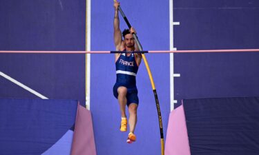 France pole vaulter Anthony Ammirati