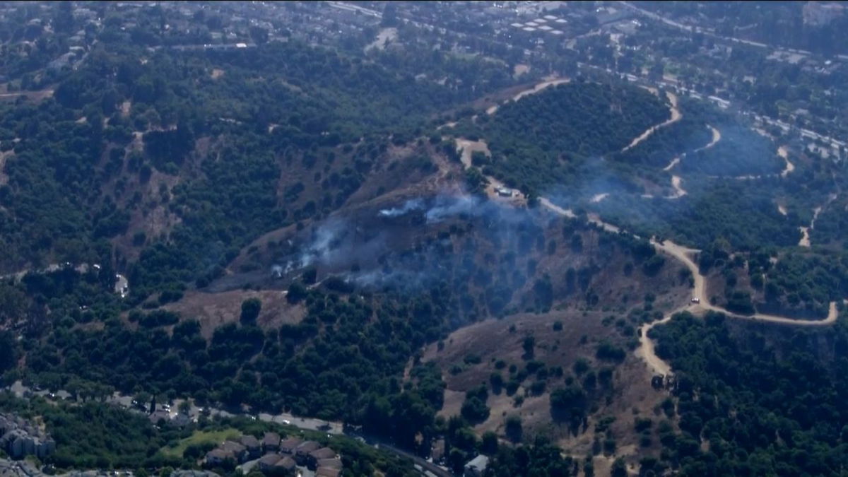 Firefighters in California extinguish “terrain-related” bush fire