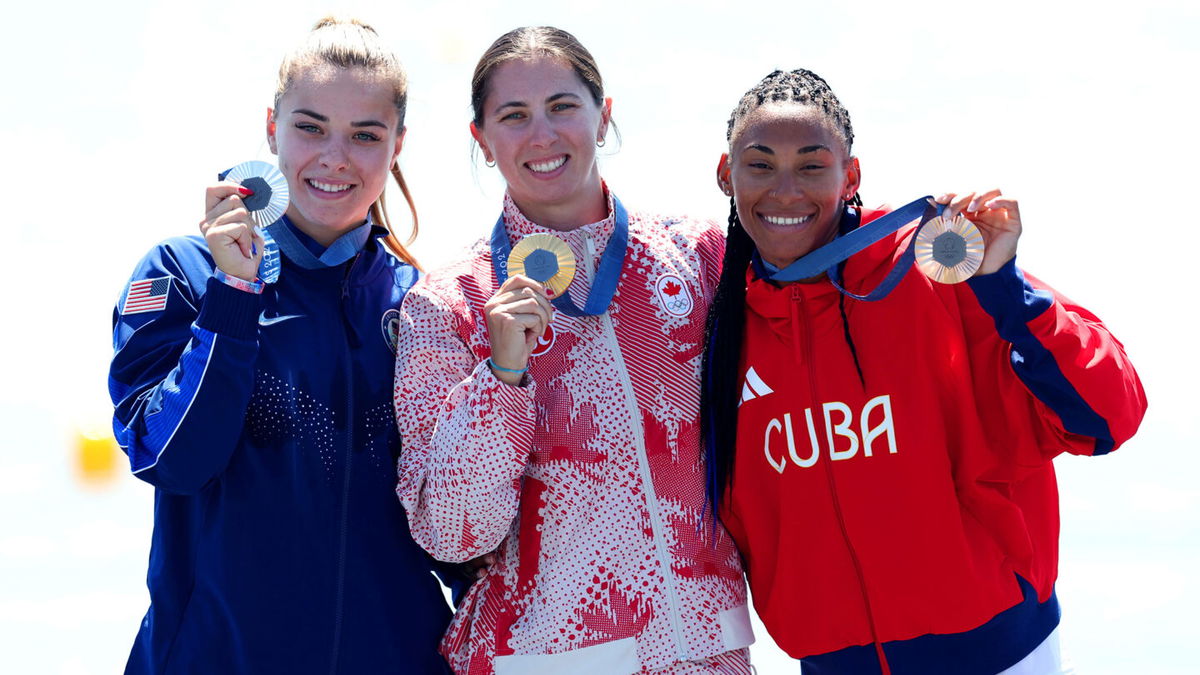 Gold medalist Katie Vincent of Canada