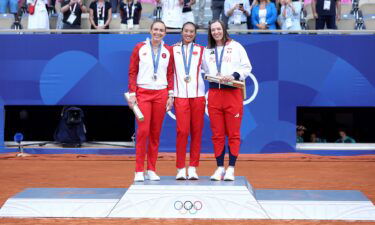 women's singles podium picture