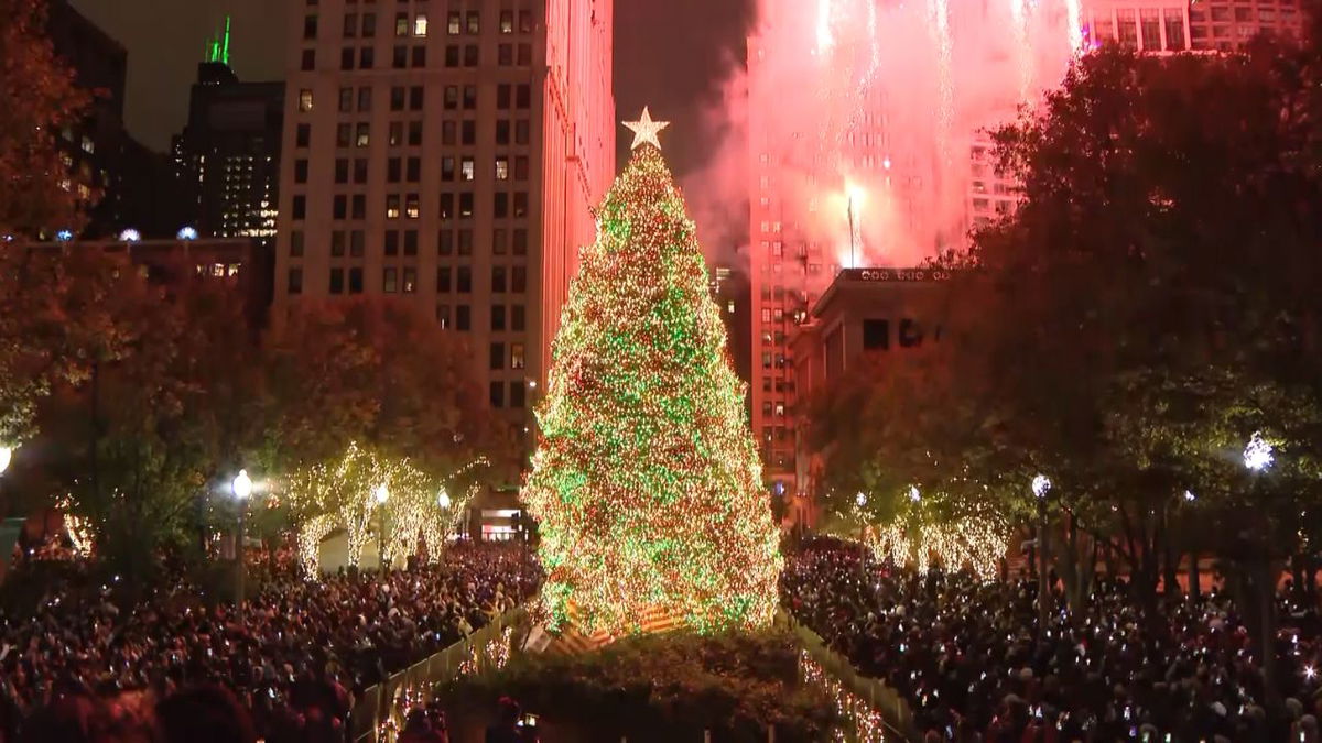 Chicago hosts official annual Christmas Tree Lighting Ceremony - KYMA