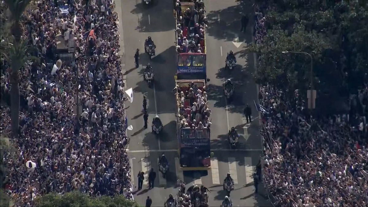 Los Angeles Dodgers host parade to celebrate World Series win KYMA