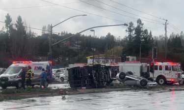 Un tornado EF1 toca tierra en Scotts Valley